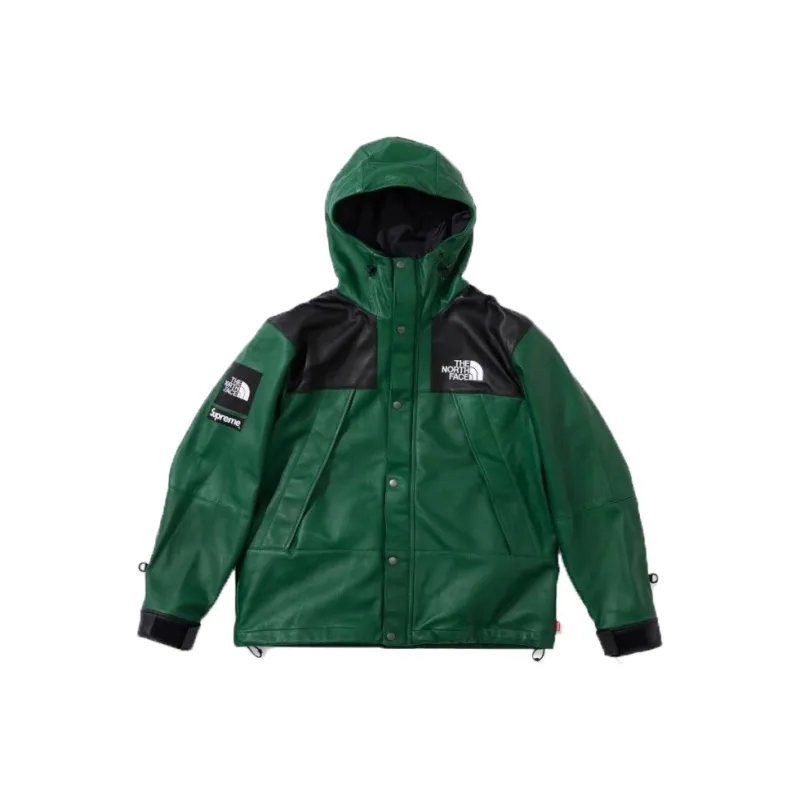 Supreme X The North Face Leather Mountain Parka-0