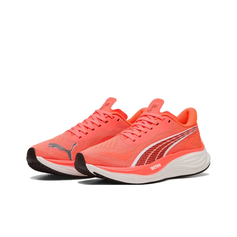 PUMA Velocity NITRO™ 3 Anti Slip Wear Resistant Low Top Casual Running Shoes Women's Red-2