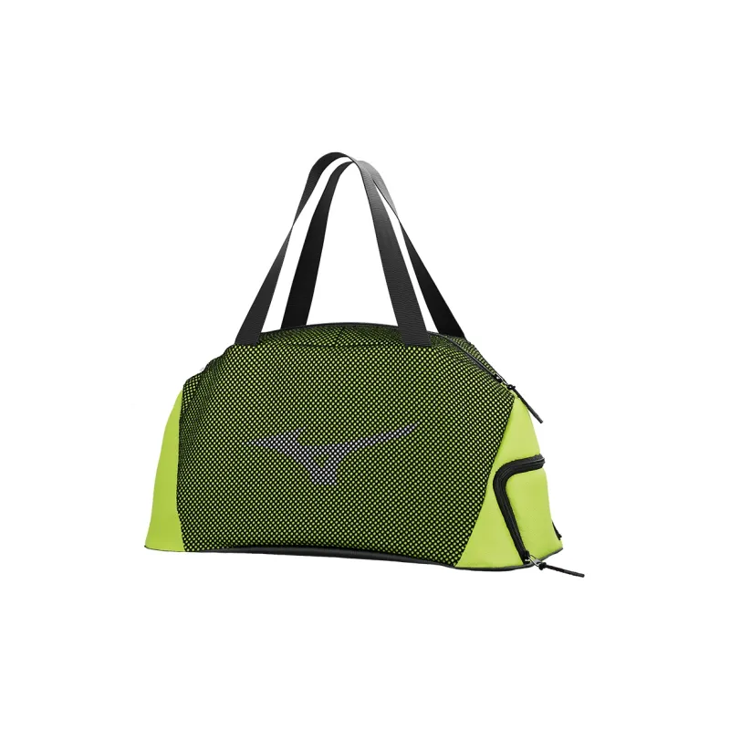 Mizuno Polyester Gym Bag Travel Bag Swim Bag Large Size Unisex Black/Blue/Yellow/Yellow Green-2