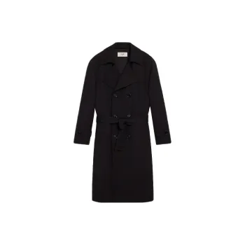 CELINE Trench Coats Men Black