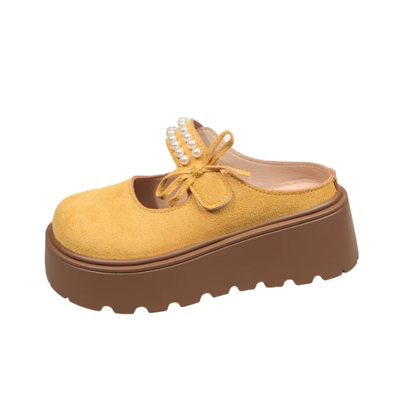 Puppytown Rubber Sole Slip Resistant Abrasion Resistant Closed Toe Slippers Women's-0