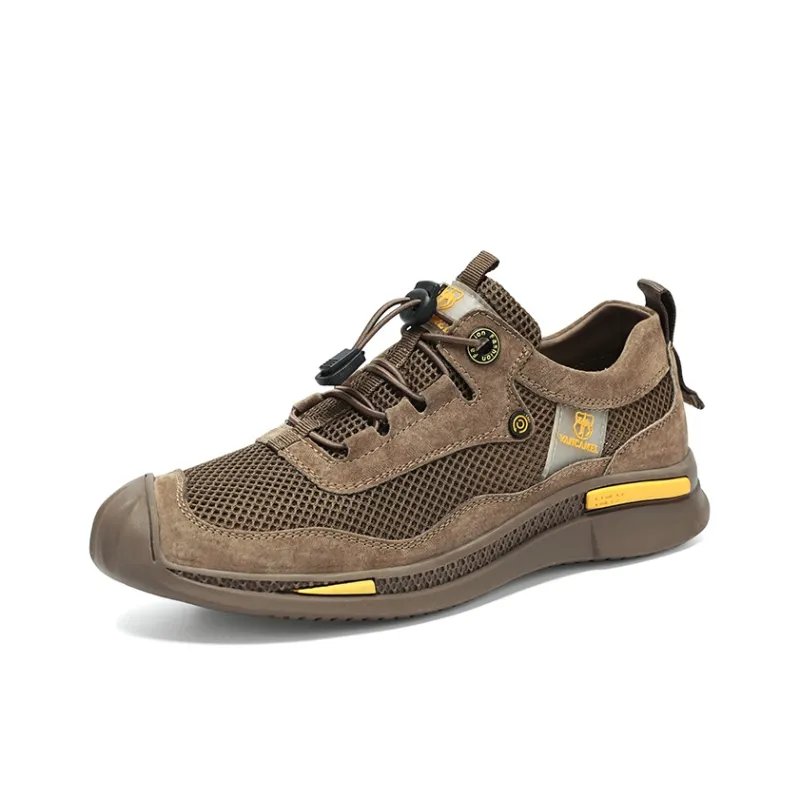 VanCamel Cushioning Abrasion Resistant Lightweight Breathable Slip Resistant Low Top Hiking Shoes Men's-23