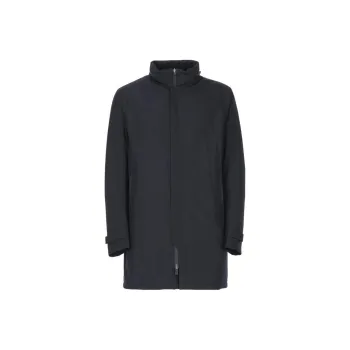 HERNO Laminar High-Neck Zipped Coat