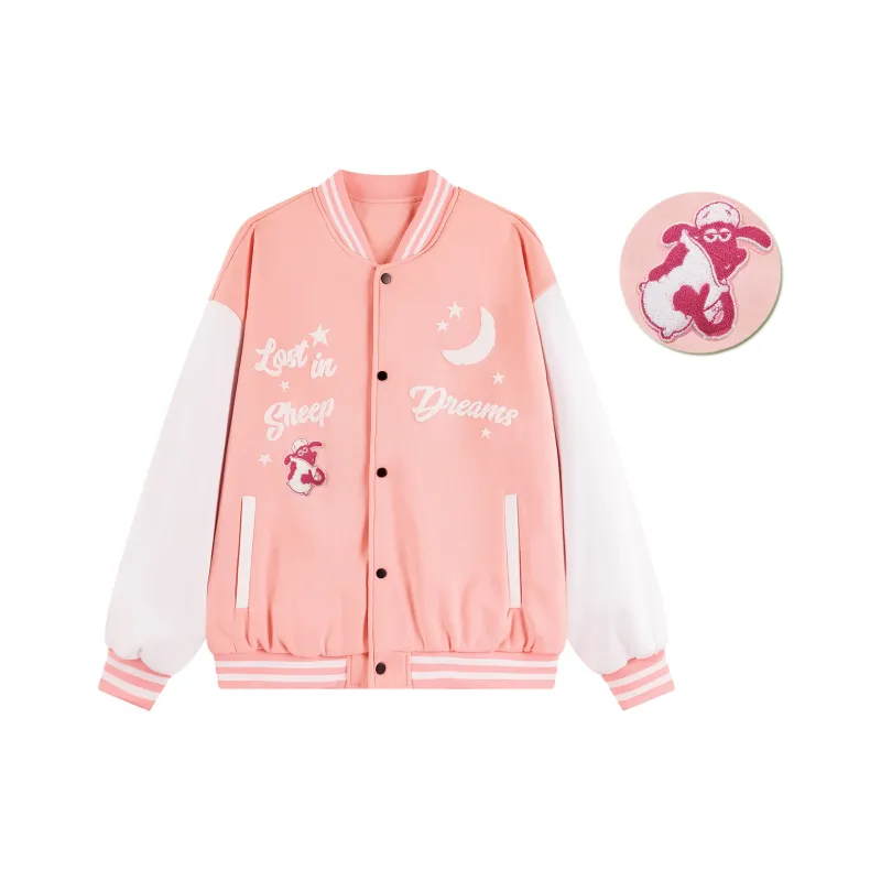 SHAUN THE SHEEP Baseball Jacket Unisex-7