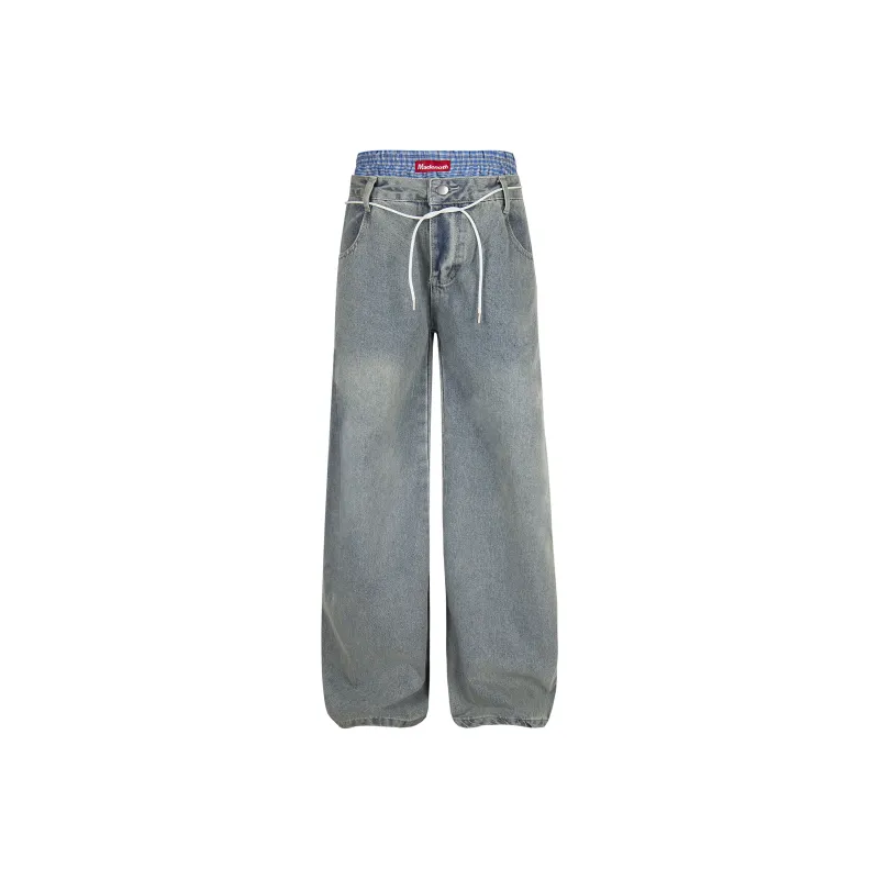 Xmithie Straight Fit Jeans Unisex Blue-0