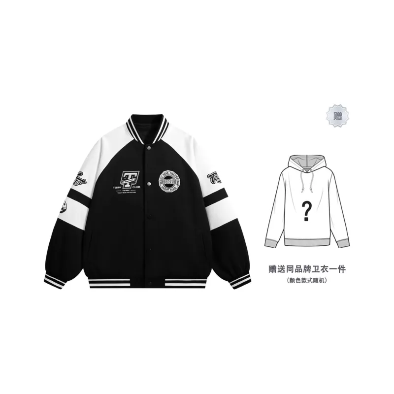 Teddy Bear Collection TEDDY College Series Baseball Jacket Coat Unisex-27