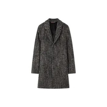 Tommy Hilfiger Coat Men's Black Gray