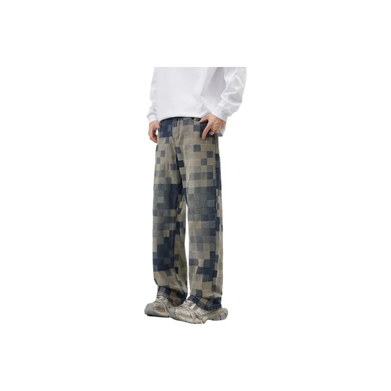 RENBEN Jeans Unisex Vintage Blue-0