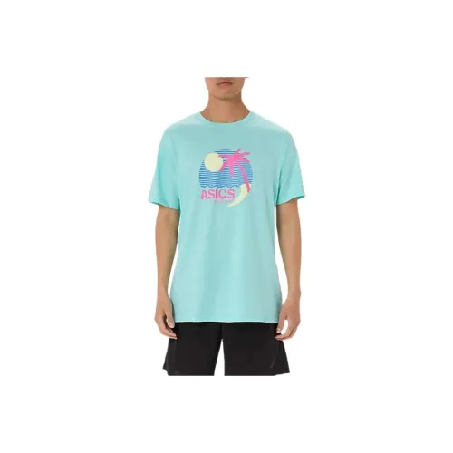 Asics BEACHSCAPE T Shirt Men's Illuminate Mint