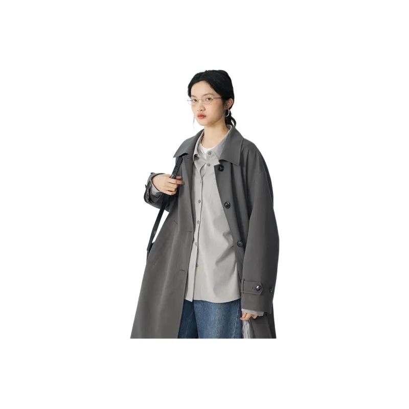 Omont Trench Coat Women's Light Beige-2