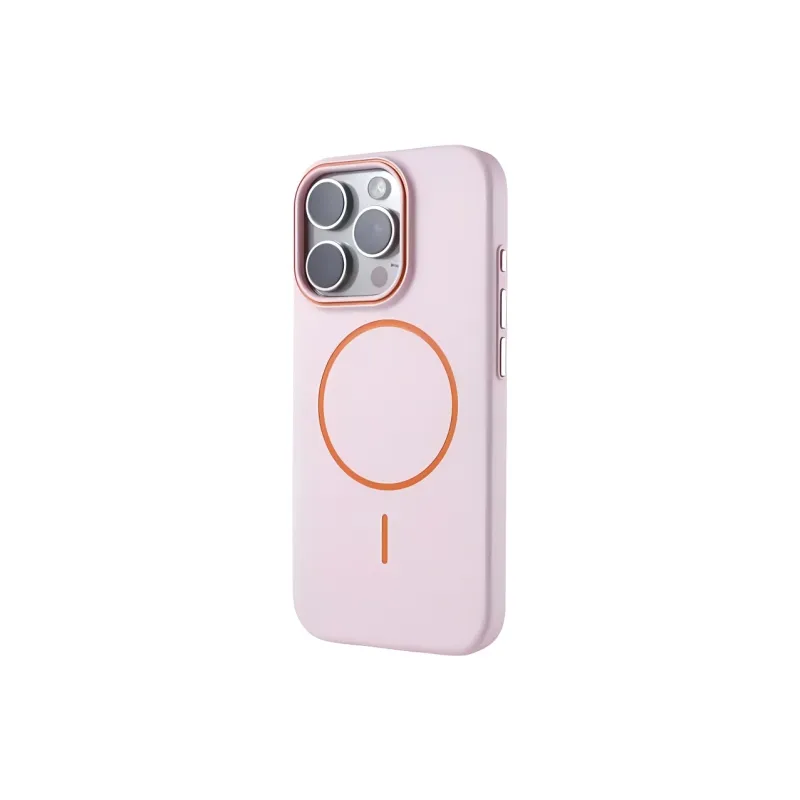 Sopi PC Material Color Block Thin Ring Magnetic Phone Cases Compatible With IPhone 16/15 Pro Max/Apple 13/14 Pro/Max-7