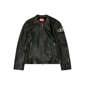DIESEL L Cobbe Moto Leather Jacket