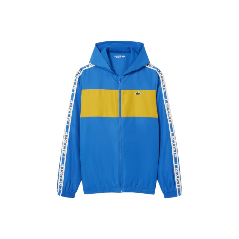 LACOSTE Jackets Coats Men's Blue/Yellow-0