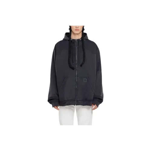Maison Margiela Zip Up Drawstring Hoodie
