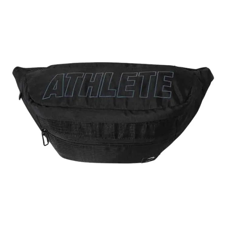 Anta Variety Training Collection Fabric One Shoulder Crossbody Fanny Pack Unisex Black-0