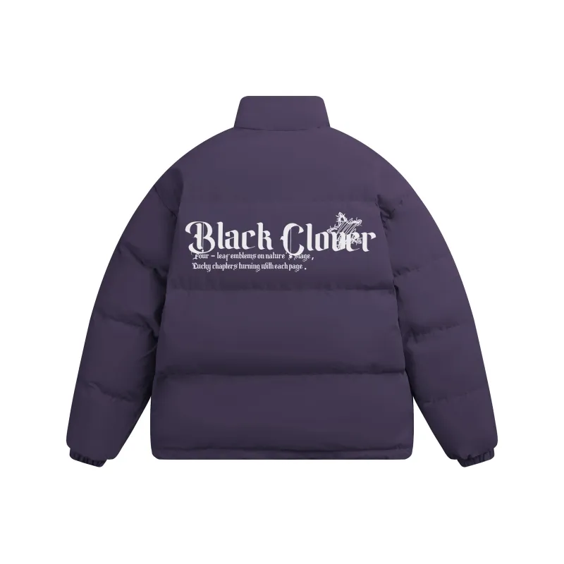 BLACK CLOVER Puffer Jacket Unisex-16