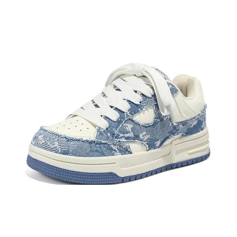 HUANAI Low Top Skateboard Shoes Unisex Blue-2