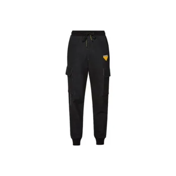 EVISU Straight Casual Pants Men's Dark Gray