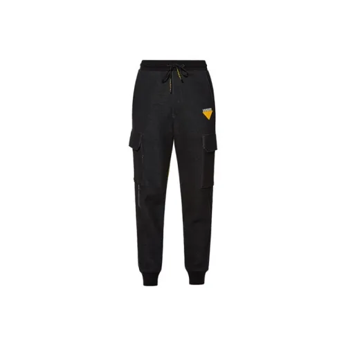 EVISU Straight Casual Pants Men's Dark Gray