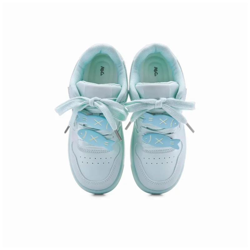 ABCIO Slip Resistant Waterproof Cushioning Abrasion Resistant Low Top Skateboard Shoes Women's-36