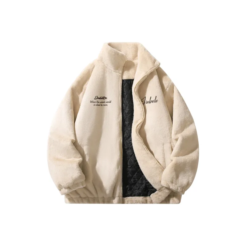 JINBEILE Velvet feel Coat Unisex-12