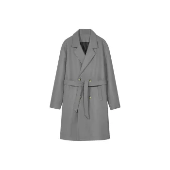 Kawasaki Coats Unisex Light Gray
