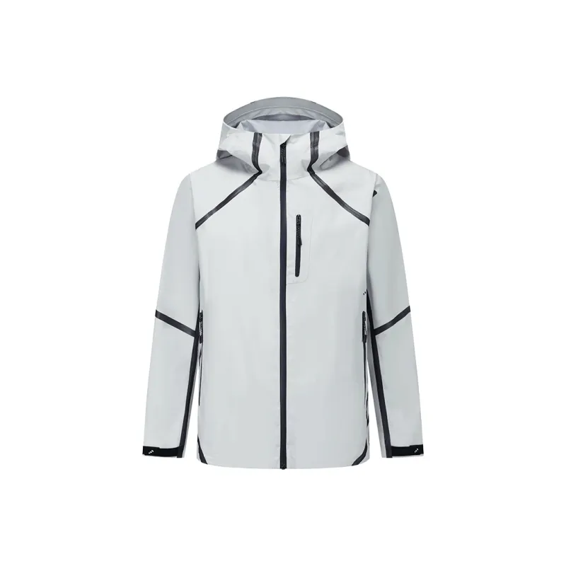 XINQITIAN Mountain Versatile Hiking Water Resistant Windproof Super Light Windbreaker Jacket Unisex Cool Moon Gray-0