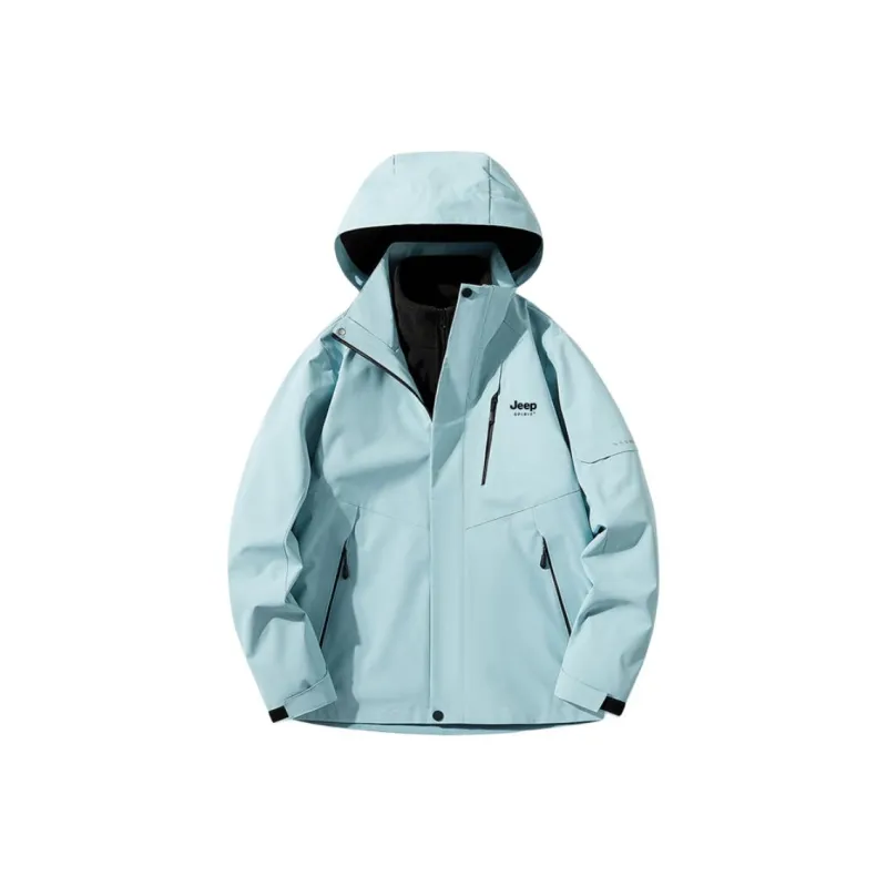 JEEP SPIRIT Windproof, Water Repellent, And Rainproof Windbreaker Jacket Unisex-3