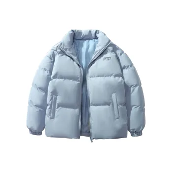 Tre Club Puffer Jacket Unisex Blue Gray