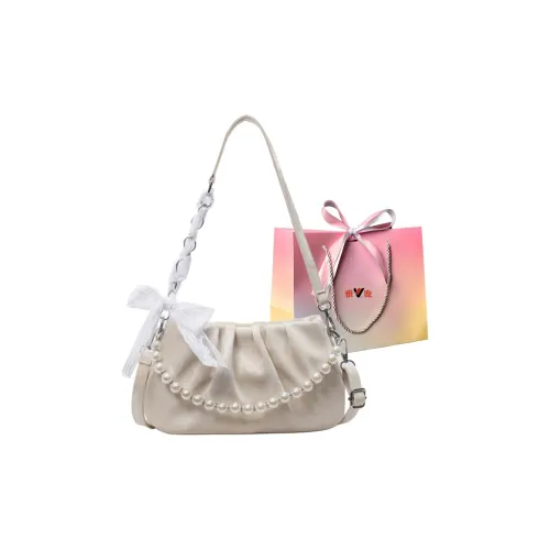 Yalu PU Portable Crossbody Bag, Shoulder Bag Women's Black/Ecru/Pink/Silver