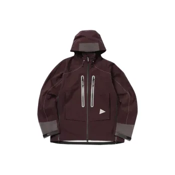 And Wander FW23 Jacket Unisex Burgundy