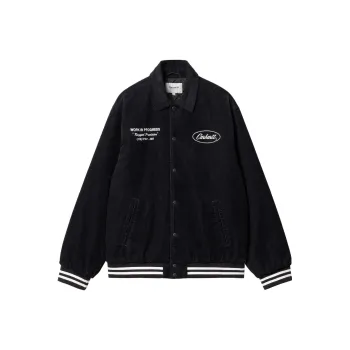 Carhartt WIP FW23 Letterman Jacket Jacket Unisex Dark Marine Blue