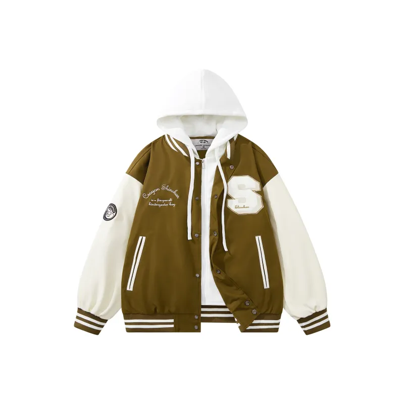 Crayon Shinchan Baseball Jacket Coat Unisex-4