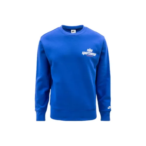 Nike Clothing Sweatshirts Men Blue