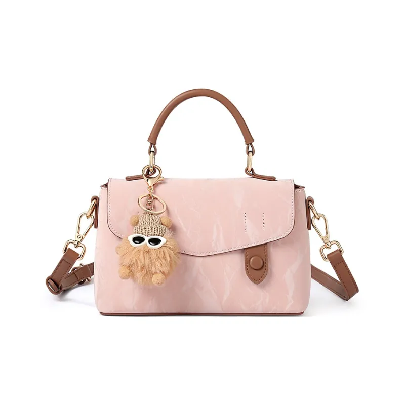 TUCANO PU Shoulder Bag, Crossbody Bag, Handbag Regular Women's Ecru/Black/Camel/Brown-20