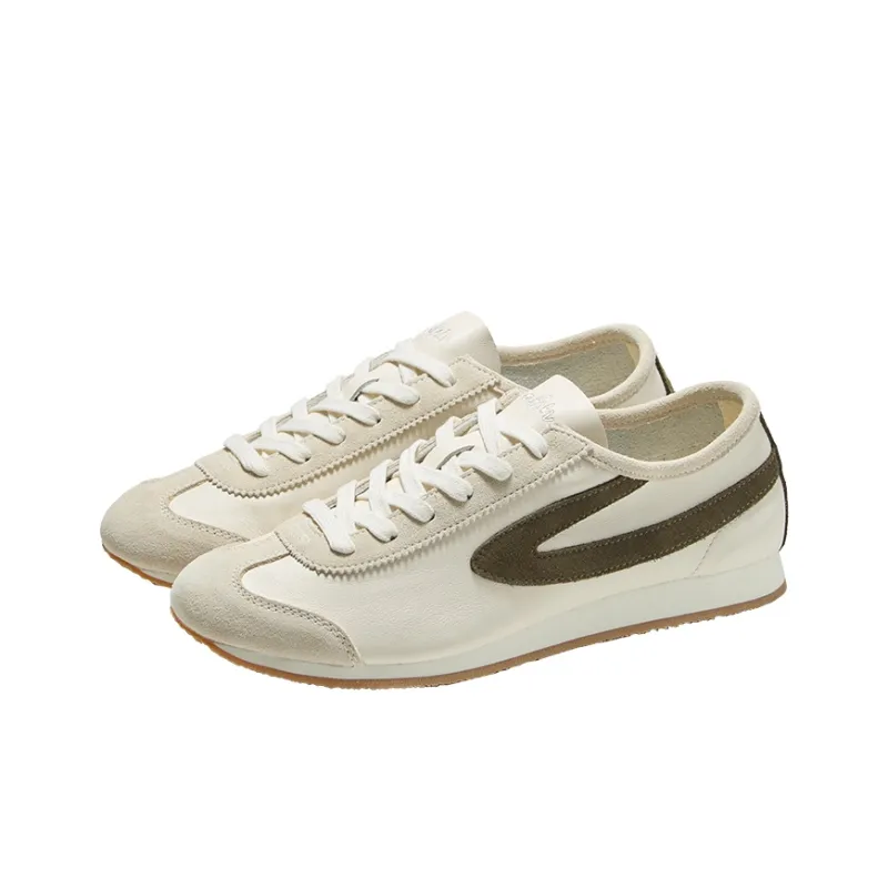 Norman Walsh Abrasion Resistant Low Top Casual Shoes Unisex Ecru-1