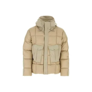 TEN C Drawstring Hooded Padded Coat