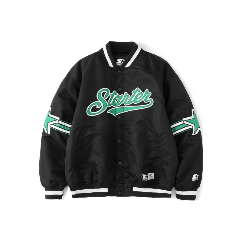 STARTER Baseball Jacket Men's Black-0
