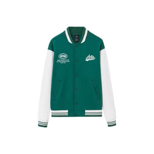 Anta Life Collection Baseball Jacket Men's Forest Jasper Green