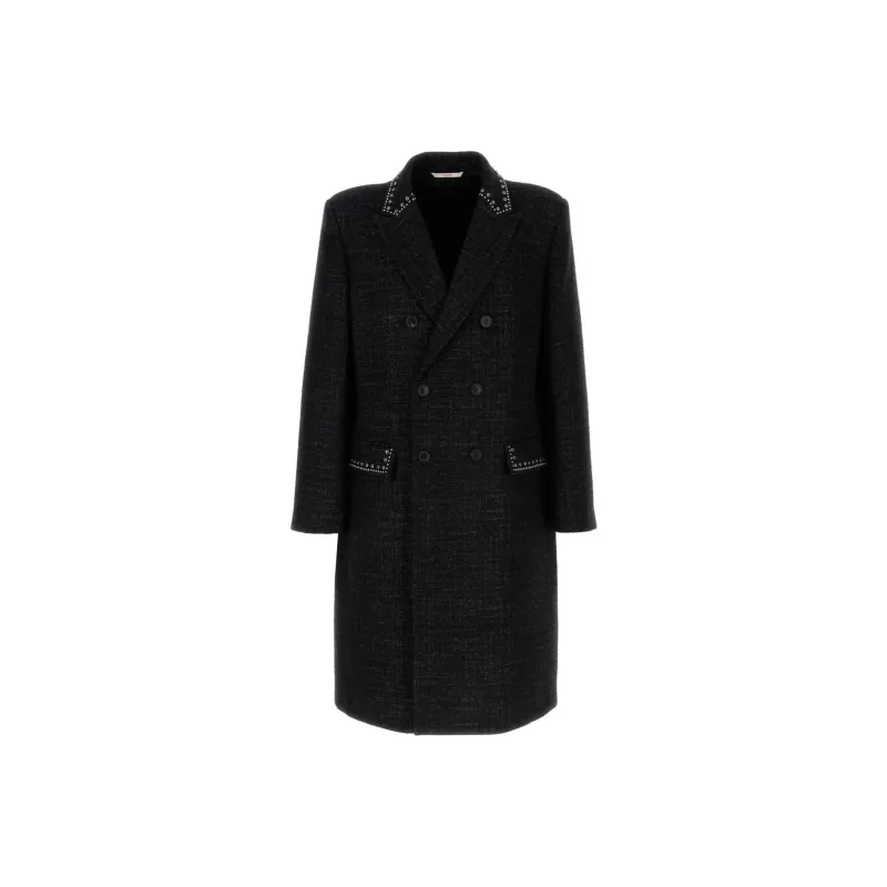 Valentino Double Breasted Long Sleeved Coat-0