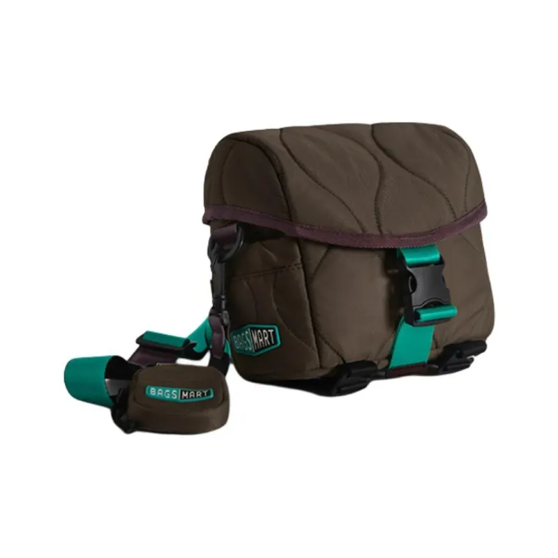 BAGSMART Nylon Fabric Shoulder Bag Medium Size Unisex Multicolor-7