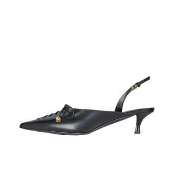 Givenchy Lace up Slingbacks Black Women's