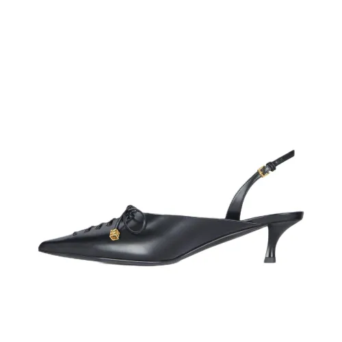 Givenchy Lace up Slingbacks Black Women's