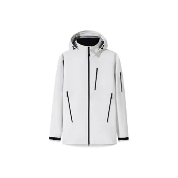 Anta Waterproof And Windproof Windbreaker Jacket Men's Antique Gray