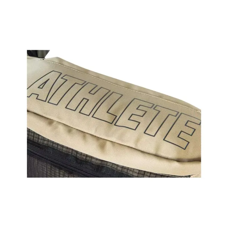 Anta Variety Training Collection Fabric One Shoulder Crossbody Fanny Pack Unisex Khaki-6