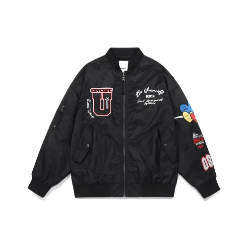 Guuka Herringbone jackets Coats Unisex Black