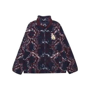 New Era Velvet feel Coat Unisex Plum