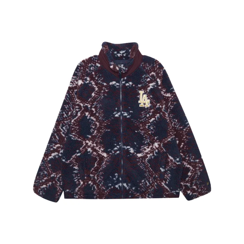 New Era Velvet feel Coat Unisex Plum-0