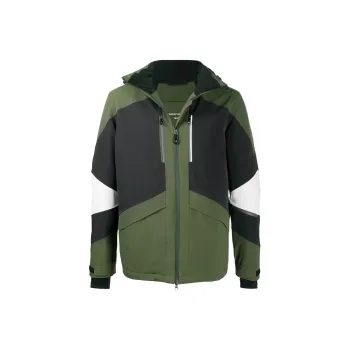 Perfect Moment Colour-block Panelled Hooded Jacket