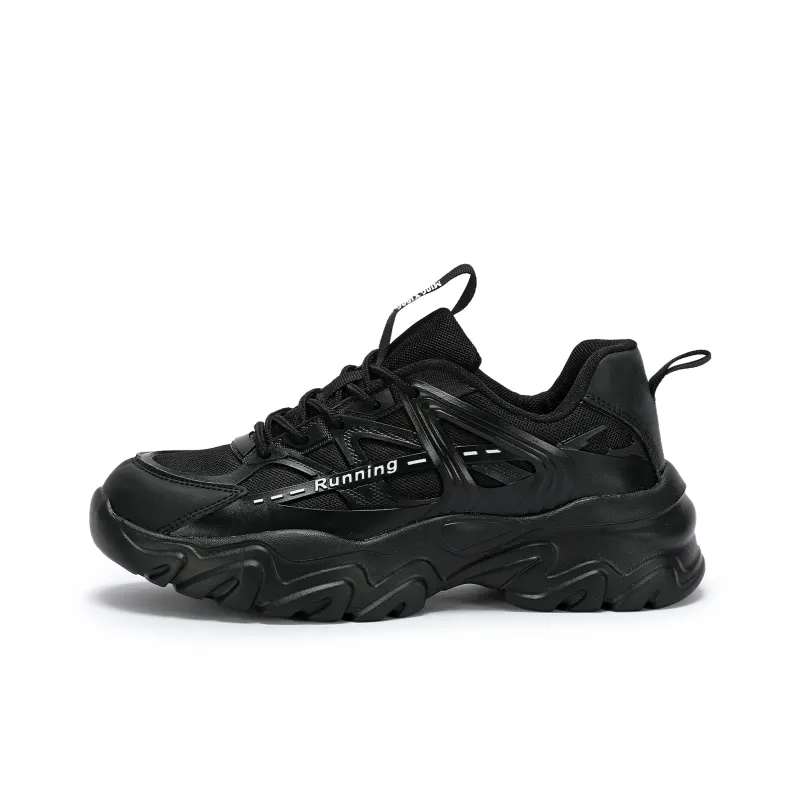 Singing Abrasion Resistant Breathable Height Increasing Low Top Chunky Sneakers Unisex-6